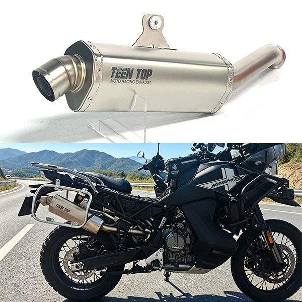 Motorcycle Exhaust Muffler For CFMOTO 800MTX/1000MTX Slip-on Exhaust 2024+